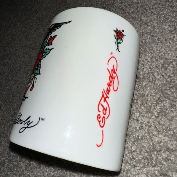 Ed Hardy 2008 Love Kills Slowly Mug roses‎ eagle skull Y2K 2000’s - Picture 5 of 9